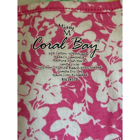 Coral Bay Tops, Bundle Of 3, Floral Print, Size Medium - Picture 12 of 12
